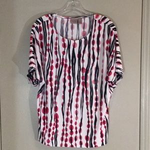 EASYWEAR by CHICO Lady’s Top Shirt Plus Size 1 EUC